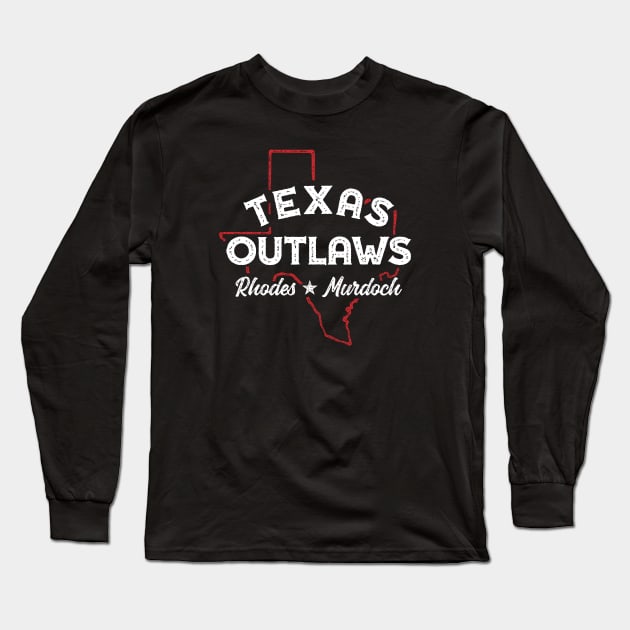 Texas Outlaws Long Sleeve T-Shirt by Mark Out Market